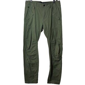 G-Star Raw Lightweight Utility Tactical Pants Dark Olive Green Men's Size 31